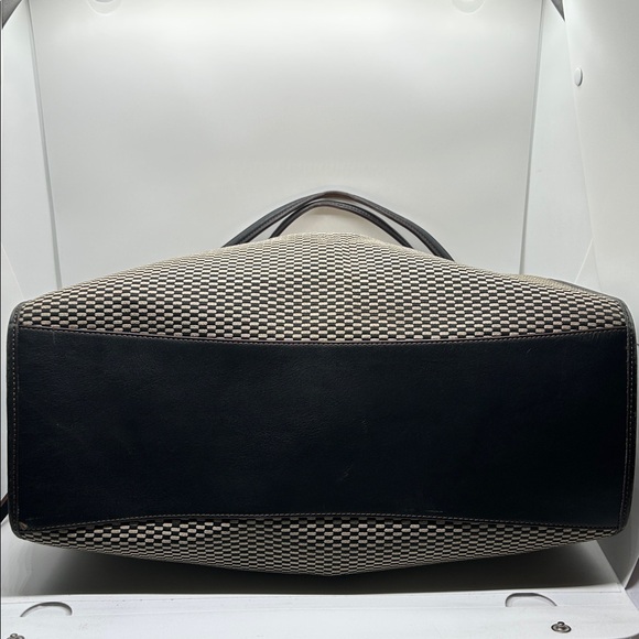 Coach Madison Carlyle Exploded Reps Brown/Black Leather Hobo Shoulder Bag Purse - Picture 5 of 16